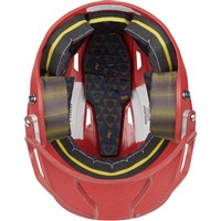Rawlings Mach Hi-Viz Fastpitch Softball Batting Helmet, Scarlet