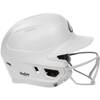 Rawlings Mach Hi-Viz Fastpitch Softball Batting Helmet, White