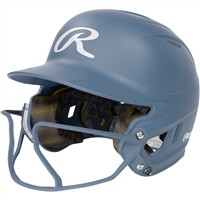 Rawlings Mach Hi-Viz Fastpitch Softball Batting Helmet, Light Blue
