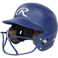 Rawlings Mach Hi-Viz Fastpitch Softball Batting Helmet, Royal