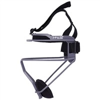 Rawlings Hi-Viz Fastpitch Softball Fielders Mask, Grey