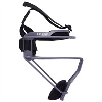 Rawlings Hi-Viz Fastpitch Softball Fielders Mask, Grey