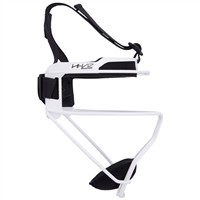 Rawlings Hi-Viz Fastpitch Softball Fielders Mask, White