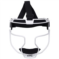 Rawlings Hi-Viz Fastpitch Softball Fielders Mask, White