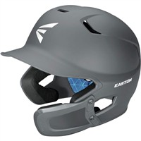 Easton Z5 2.0 Matte Batting Helmet w/Universal Jaw Guard, Grey