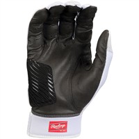 Rawlings Women's Workhorse OKC Fastpitch Softball Batting Gloves, Charcoal/White