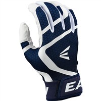 Easton Adult Mav GT Batting Gloves, White/Navy