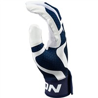 Easton Adult Mav GT Batting Gloves, White/Navy