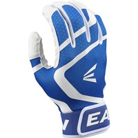 Easton Adult Mav GT Batting Gloves, White/Royal