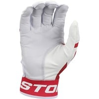 Easton Youth Mav GT Batting Gloves, White/Red