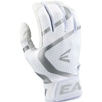 Easton Youth Mav GT Batting Gloves, White/White