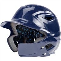 All Star Adult System 7 Batting Helmet W/Jaw Guard, Navy