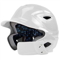 All Star Adult System 7 Batting Helmet W/Jaw Guard, White