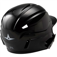 All Star Youth System 7 Batting Helmet W/Jaw Guard, Black