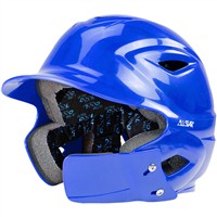 All Star Youth System 7 Batting Helmet W/Jaw Guard, Royal