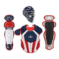 All Star Youth Top Star Catchers Set (7-9), Red/White/Blue