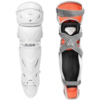 All Star PHX Paige Halstead Fastpitch Softball Catchers Set (Small), White