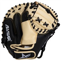 All Star Adult The Focus Framer 29in Catchers Training Mitt, Black/Tan