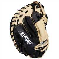 All Star Adult The Focus Framer 29in Catchers Training Mitt, Black/Tan