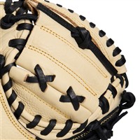 All Star Adult The Focus Framer 29in Catchers Training Mitt, Black/Tan