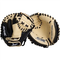 All Star Adult The Focus Framer 29in Catchers Training Mitt, Black/Tan
