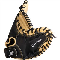 All Star Adult The Equalizer 35in Catchers Training Mitt, Black/Tan