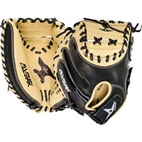 All Star Adult The Anvil 33.5in Catchers Training Mitt, Black/Tan