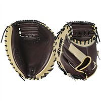 All Star Adult S7 Elite 34in Baseball Catchers Mitt, Black/Tan