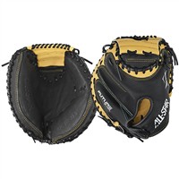 All Star Youth Future Star 31.5in Baseball Catchers Mitt, Black/Tan