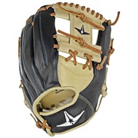 All Star The Anvil 11.5in Infield Baseball Training Glove, Black/Tan