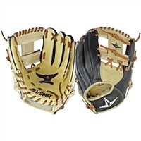 All Star The Anvil 11.5in Infield Baseball Training Glove, Black/Tan