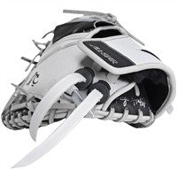 All Star Paige Halstead 34in Fastpitch Softball Catchers Mitt, White/Black