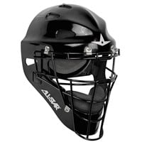 All Star Adult Players Series MVP Catchers Helmet, Black