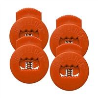 All Star Glovelocks (4-Pack Lace Clips), Orange