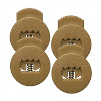 All Star Glovelocks (4-Pack Lace Clips), Tan