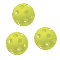 Easton Plastic Training Balls 12in 3pk, Yellow