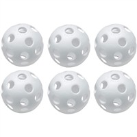 Easton Plastic Training Balls 9in 6pk, White