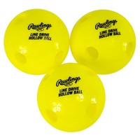 Rawlings Line Drive Hollow Training Balls 3pk, Yellow
