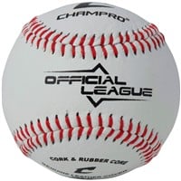 Champro CBB-40 Official League Leather Baseball, 1-z