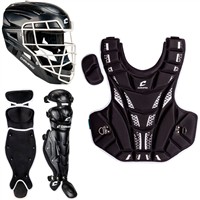 Champro Optimus MVP Fastpitch Catchers Set (Ages 9-12), Black