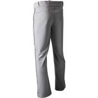 Champro Men's Triple Crown 2.0 Open Bottom Piped Baseball Pants, Grey/Black