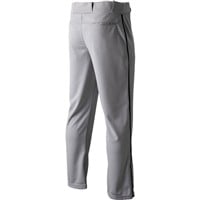 Champro Men's Triple Crown 2.0 Open Bottom Piped Baseball Pants, Grey/Black