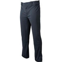 Champro Men's Triple Crown 2.0 Open Bottom Solid Baseball Pants, Charcoal