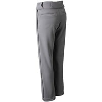 Champro Youth Triple Crown 2.0 Open Bottom Piped Baseball Pants, Grey/Black