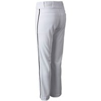 Champro Youth Triple Crown 2.0 Open Bottom Piped Baseball Pants, White/Black
