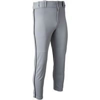 Champro Men's Triple Crown 2.0 Tapered Bottom Piped Baseball Pants, Grey/Black
