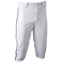 Champro Men's Triple Crown 2.0 Knicker Piped Baseball Pants, White/Navy
