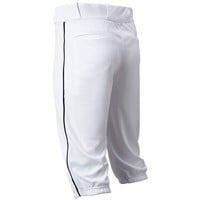 Champro Men's Triple Crown 2.0 Knicker Piped Baseball Pants, White/Navy