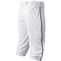 Champro Men's Triple Crown 2.0 Knicker Piped Baseball Pants, White/Royal