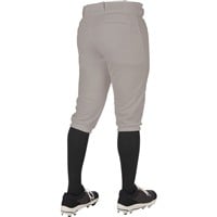 Champro Men's Triple Crown 2.0 Knicker Solid Baseball Pants, Grey